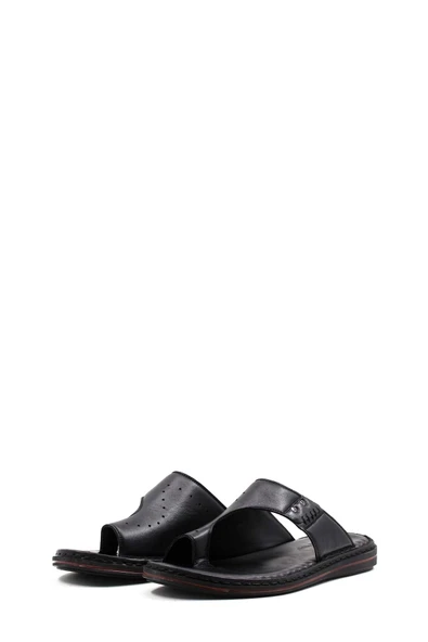 Hakiki Deri  Erkek Düz Terlik 128MA119 - Resim 6