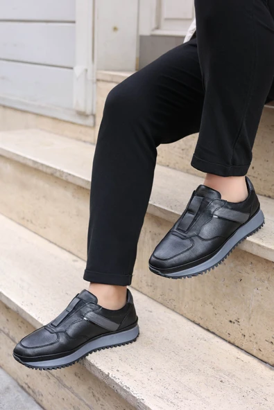 Hakiki Deri Kürklü  Erkek Casual Ayakkabı 722KMA871 ürün görseli