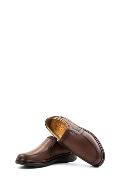 Hakiki Deri Ortopedik  Erkek Casual Ayakkabı 662MA209 - Resim 12