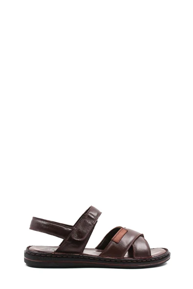 Hakiki Deri  Erkek Klasik Sandalet 128MA216 - 6
