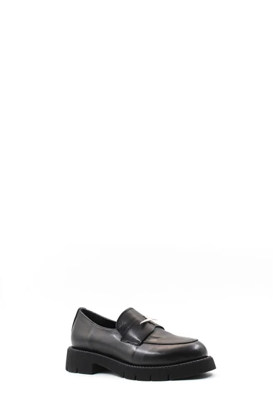 Hakiki Deri  Kadın Casual Ayakkabı 888ZA600 - Resim 3