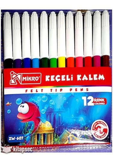 MİKRO KEÇELİ KALEM 12 Lİ ZW-607 - 2