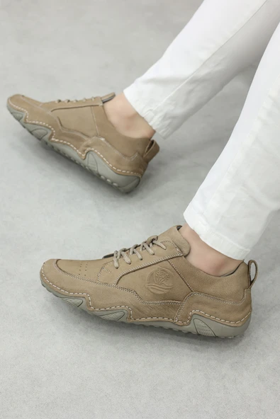 Hakiki Deri  Erkek Casual Ayakkabı 127MA325-S - Resim 12