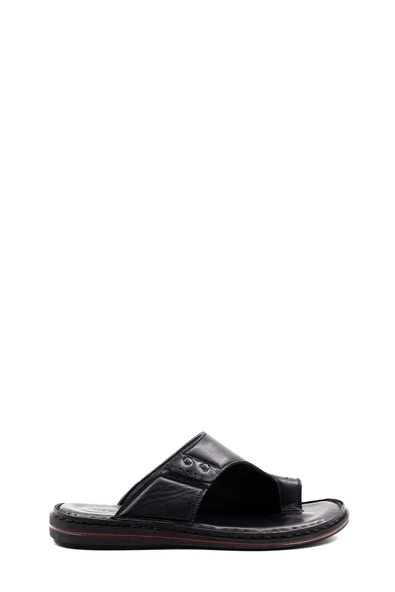 Hakiki Deri  Erkek Düz Terlik 128MA119 - Resim 2