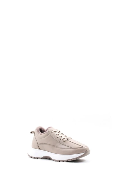 Hakiki Deri Kürklü  Kadın Casual Ayakkabı 136KZA502-1 - Resim 10