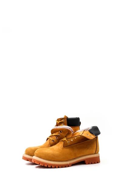 Hakiki Deri Kürklü Unisex Klasik Bot 983KXA100 - 7