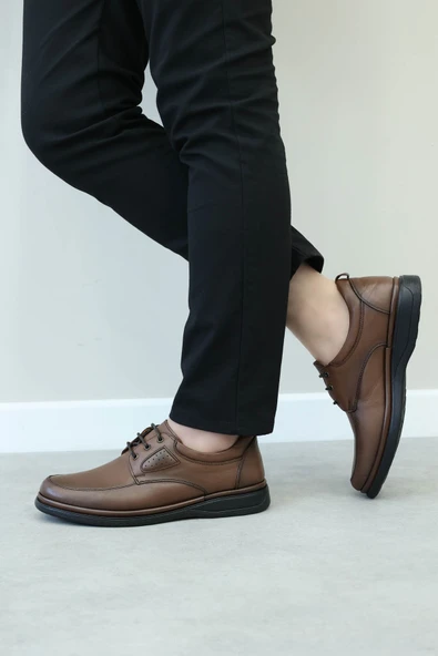 Hakiki Deri Ortopedik  Erkek Casual Ayakkabı 662MA208 - 7