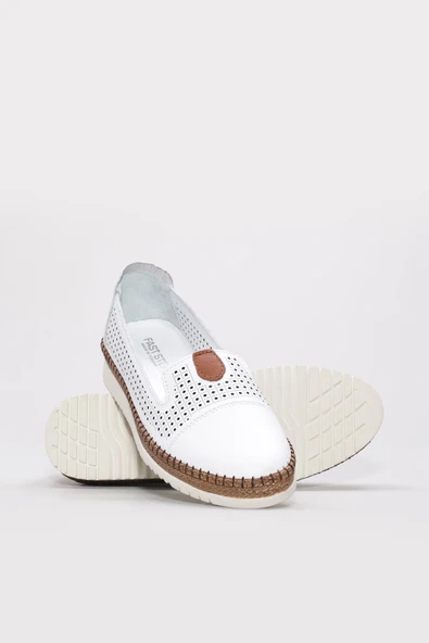 Hakiki Deri  Kadın Casual Ayakkabı 139ZA500-1 - Resim 4