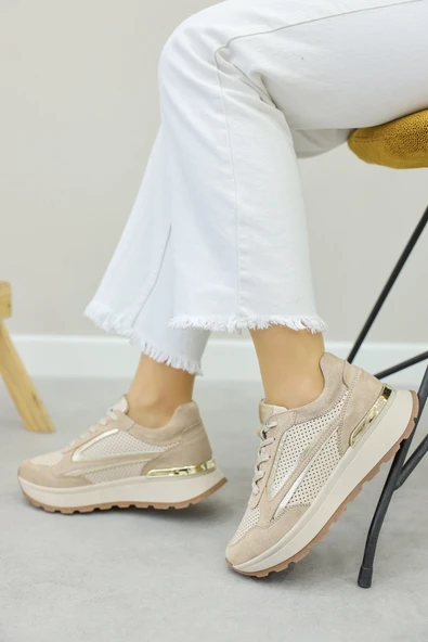 Hakiki Deri  Kadın Casual Ayakkabı 757ZA24049 - Resim 11