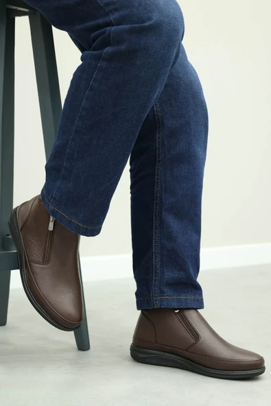 Hakiki Deri  Erkek Klasik Bot 126SMA720 - Resim 6