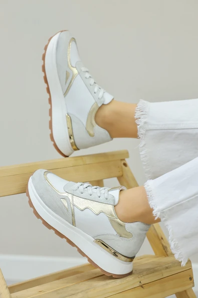 Hakiki Deri  Kadın Casual Ayakkabı 757ZA24066 - Resim 7