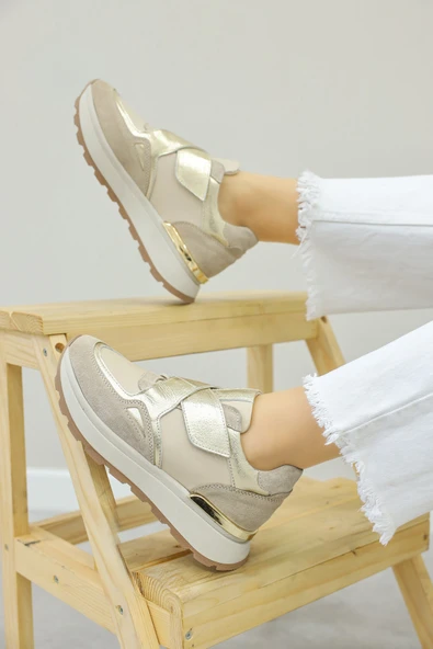 Hakiki Deri  Kadın Casual Ayakkabı 757ZA24055 - Resim 6