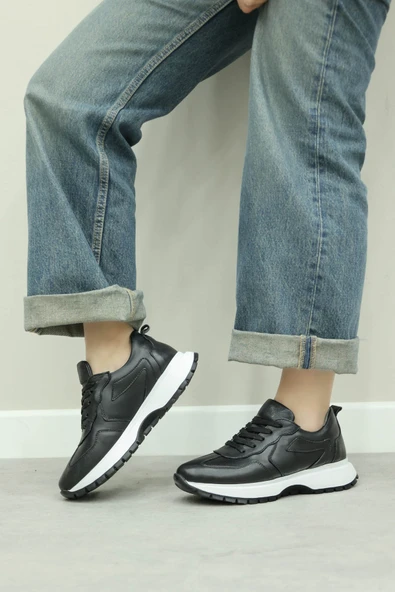 Hakiki Deri  Kadın Casual Ayakkabı 136ZA501 - Resim 7