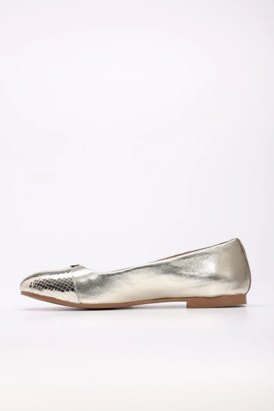 Hakiki Deri  Kadın Babet Ayakkabı 064ZA365 - Resim 3