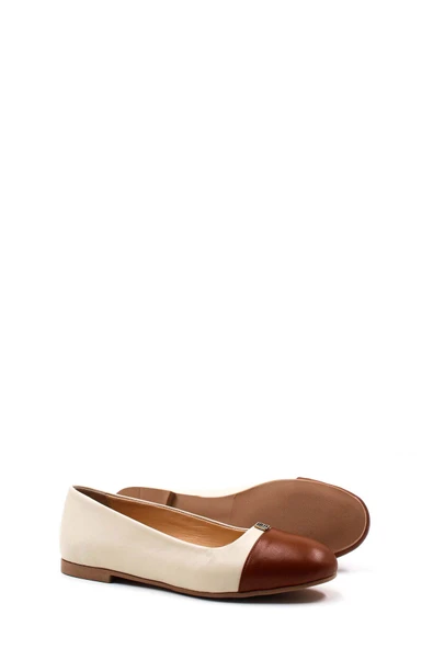 Hakiki Deri  Kadın Babet Ayakkabı 064ZA365 - Resim 9