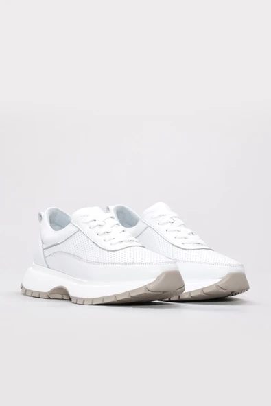 Hakiki Deri  Kadın Casual Ayakkabı 136ZA503 - Resim 5