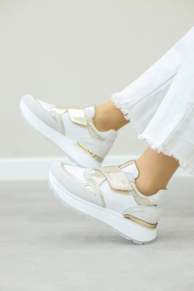 Hakiki Deri  Kadın Casual Ayakkabı 757ZA24055 - Resim 7