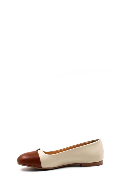 Hakiki Deri  Kadın Babet Ayakkabı 064ZA365 - Resim 8