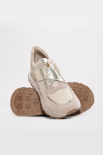 Hakiki Deri  Kadın Casual Ayakkabı 757ZA24055 - Resim 3