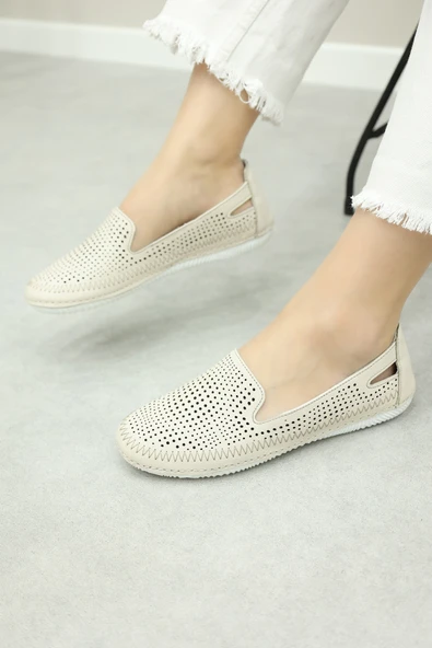 Hakiki Deri  Kadın Casual Ayakkabı 136ZA102 - Resim 7