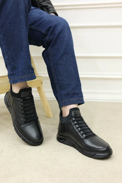 Hakiki Deri  Erkek Klasik Bot 126SMA726 - Resim 5