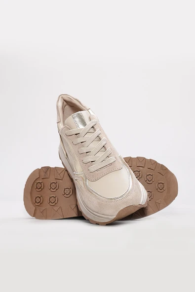 Hakiki Deri  Kadın Casual Ayakkabı 757ZA24066 - Resim 4