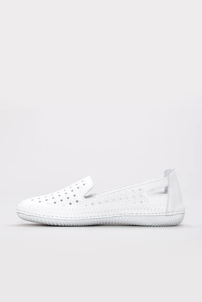 Hakiki Deri  Kadın Casual Ayakkabı 136ZA102 - Resim 3