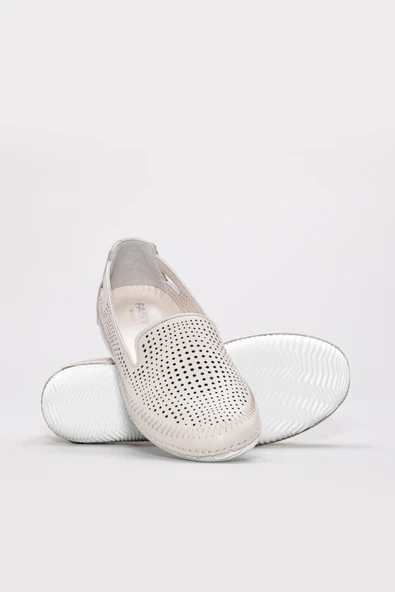 Hakiki Deri  Kadın Casual Ayakkabı 136ZA102 - Resim 10