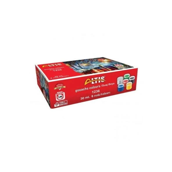 Altis Guaj Boya 30Ml 6'lı Renk | 1236 - 2