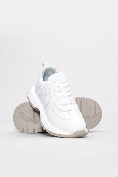 Hakiki Deri  Kadın Casual Ayakkabı 136ZA501 - Resim 4