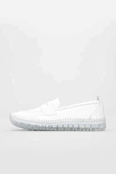 Hakiki Deri  Kadın Casual Ayakkabı 609ZA740 - Resim 3