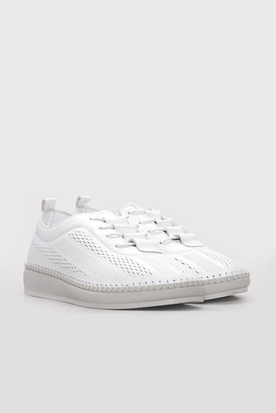 Hakiki Deri  Kadın Casual Ayakkabı 164ZA2026 - Resim 8