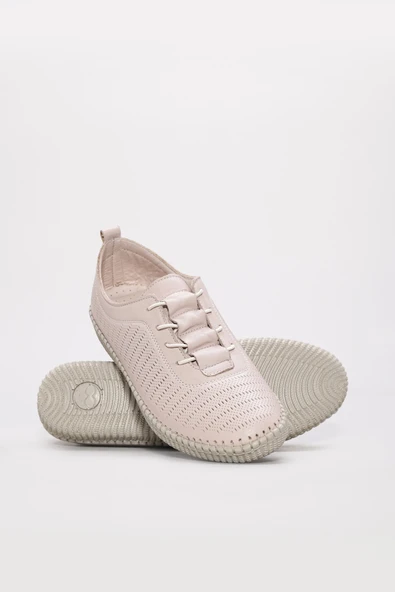 Hakiki Deri  Kadın Casual Ayakkabı 164ZA5028 - Resim 4