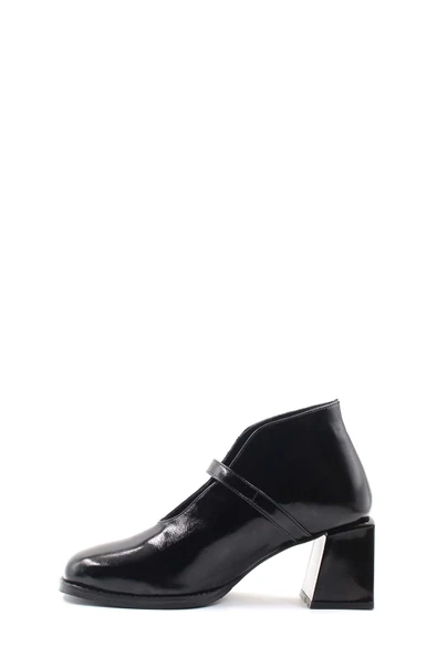 Hakiki Deri  Kadın Kalın Topuklu Bot 064SZA230 - Resim 3