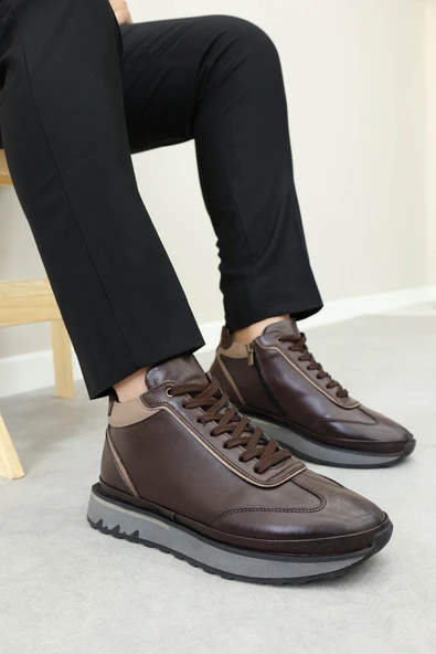 Hakiki Deri  Erkek Klasik Bot 855SMA3066 - Resim 6