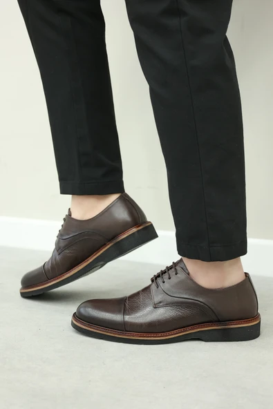 Hakiki Deri  Erkek Klasik Ayakkabı 126MA975 - Resim 5