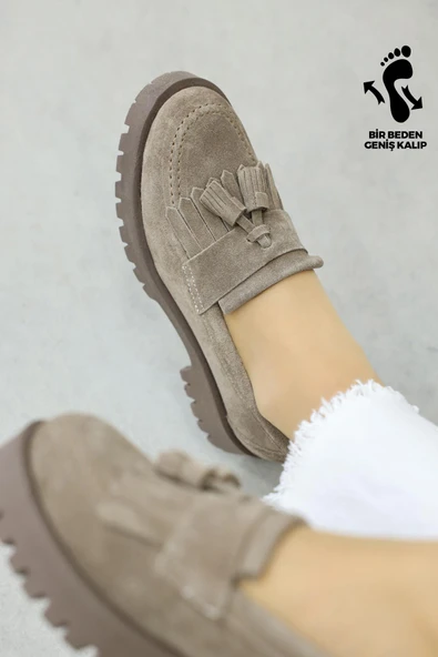 Hakiki Deri  Kadın Casual Ayakkabı 581ZA2840 - Resim 2