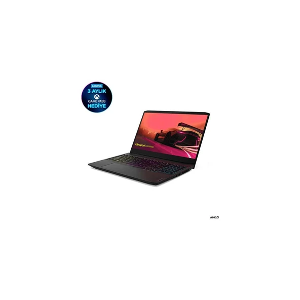 Ideapad Gaming 3 ryzen 5 5600H 8 GB RAM 512GB Ssd gtx 1650 4gb 15.6" win 11 H 82K2022DTX Laptop Gölge Siyahı KUTUSU AÇIK SIFIR