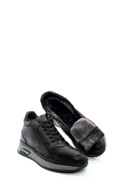 Hakiki Deri Kürklü  Erkek Spor Bot 722KMA317 - Resim 4