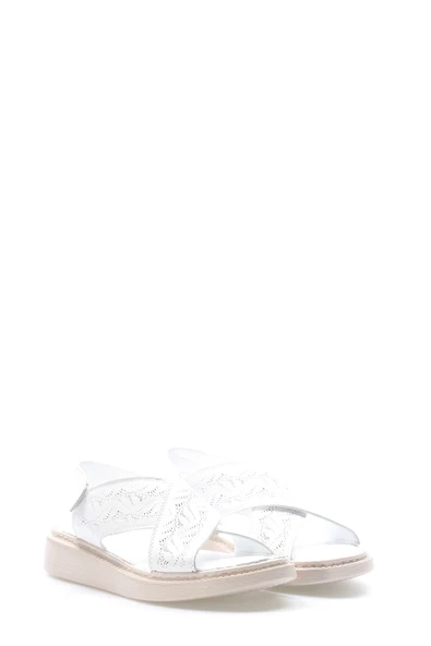 Hakiki Deri  Kadın Klasik Sandalet 972ZA455 - Resim 4