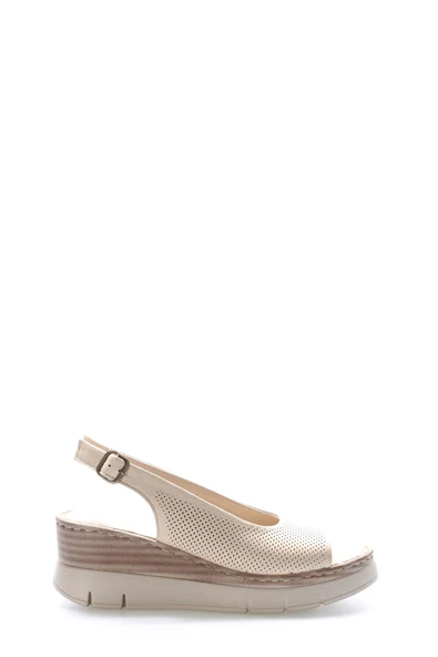 Hakiki Deri  Kadın Klasik Sandalet 621ZA1126 - Resim 2