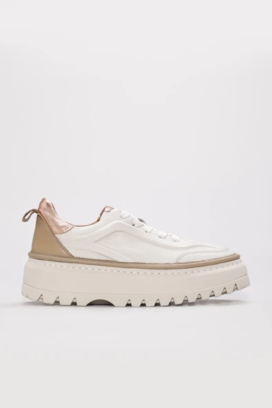 Hakiki Deri  Kadın Casual Ayakkabı 409ZA3104 - Resim 6