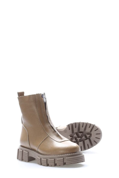 Hakiki Deri Kürklü  Kadın Klasik Bot 710KZA6006 - Resim 8