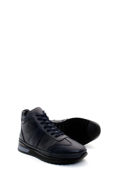 Hakiki Deri Kürklü  Erkek Spor Bot 722KMA306 - Resim 4