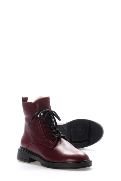 Hakiki Deri Kürklü  Kadın Klasik Bot 916KZA3798 - Resim 3