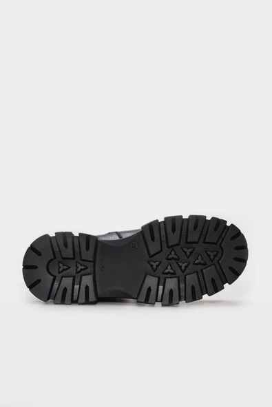 Hakiki Deri Kürklü  Kadın Klasik Bot 710KZA6003 - Resim 7