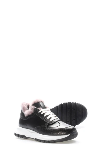 Hakiki Deri Kürklü  Kadın Casual Ayakkabı 197KZAA04 - Resim 3