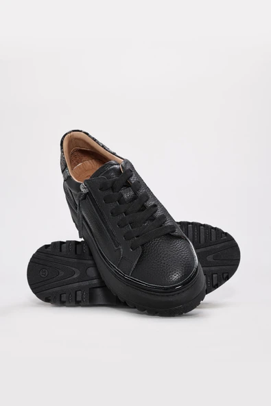 Hakiki Deri  Kadın Casual Ayakkabı 409ZA3102 - Resim 4