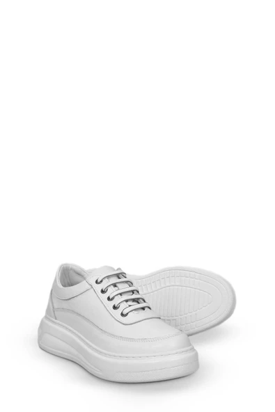 Hakiki Deri  Kadın Casual Ayakkabı 583ZA7025POL - Resim 3