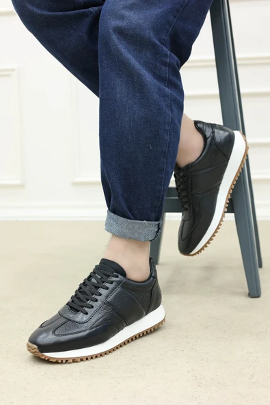 Hakiki Deri  Erkek Casual Ayakkabı 819MA261 - Resim 6